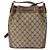 GUCCI GG Supreme Web Sherry Line Bag PVC Beige Gold 41 02 034 - vista 3