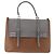 PRADA Hand Bag Leather 2way Brown Silver - vista 13