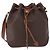 Céline CELINE Macadam Canvas Shoulder Bag PVC Leather Brown Gold - vista 2
