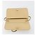 CHANEL Bolso de hombro Matelassé con cadena en piel de cordero beige y CC dorado - vista 17