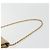 CHANEL Bolso de hombro Matelassé con cadena en piel de cordero beige y CC dorado - vista 8