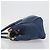 PRADA Handtasche Leder Blau Goldfarben - Ansicht 4