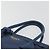 PRADA Handtasche Leder Blau Goldfarben - Ansicht 8