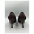 Gucci Escarpins en cuir embossé monogramme GG Marron - vue 6