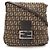 Fendi Schultertasche mit Zucchino-Muster Beige Khaki Dunkelbraun - Ansicht 2
