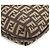Fendi Schultertasche mit Zucchino-Muster Beige Khaki Dunkelbraun - Ansicht 4