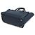 Céline Celine Luggage Micro Shopper 167793 Borsa a mano in pelle da donna Blu navy - vista 2