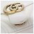 Borsa a tracolla con catena Gucci GG Marmont Bianco - vista 11