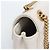 Borsa a tracolla con catena Gucci GG Marmont Bianco - vista 9