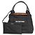 Borsa Cabas S Balenciaga Navy Nero Arancione