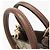 Borsa a mano in pelle Gucci Interlocking G Marrone Beige - vista 8