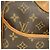 Borsa Louis Vuitton Monogram Deauville Marrone - vista 9