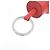 Hermès Portachiavi Hermes Carmen 077894CJ Rosso - vista 3