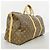 Louis Vuitton Boston Monogram Keepall Bandoulière 50 Marrone - vista 2