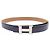 Hermès Cinturón Hermes Mini Constance 24mm Castaño Negro