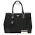 Borsa Tote da donna Prada Tessuto + Vitel BR3411 Nero - vista 2