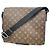 Borsa a tracolla Louis Vuitton Monogram Macassar District MM Marrone