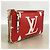Borsa a tracolla Louis Vuitton Monogram Giant Pochette Double Zip Rosa Rosso - vista 2