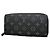Louis Vuitton Monogram Eclipse Zippy Wallet Black