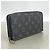 Louis Vuitton Monogram Eclipse Zippy Wallet Black - view 2
