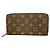Louis Vuitton Monogram Zippy Wallet Braun