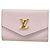 Louis Vuitton Lockme Tri-fold Geldbörse Pink