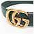 Gucci GG Marmont 80/32 Standard Ledergürtel Pink Grün - Ansicht 4