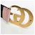 Gucci GG Marmont 80/32 Standard Ledergürtel Pink Grün - Ansicht 5