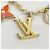 Portachiavi Charm Louis Vuitton Multicolore D'oro - vista 3