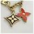 Portachiavi Charm Louis Vuitton Multicolore D'oro - vista 4