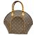 Borsa Louis Vuitton Monogram Ellipse MM Marrone