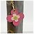 Cartera larga Louis Vuitton Monogram Flower Charm Castaño Rosa - vista 7