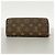 Cartera larga Louis Vuitton Monogram Flower Charm Castaño Rosa - vista 8