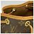Noe Borsa a tracolla Louis Vuitton Monogram Petit Noé Marrone - vista 7