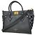 Borsa Louis Vuitton On My Side MM in Noir Nero
