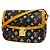 Borsa a tracolla Louis Vuitton Monogram Multicolor Sologne Nero