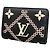 Cartera Louis Vuitton Monogram Empreinte Broderie Negro