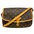 Louis Vuitton Monogram Sologne Schultertasche Braun