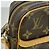 Borsa a tracolla Louis Vuitton Monogram Danube Marrone - vista 8