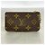Louis Vuitton Monogram Pochette Clé Coin Case Castaño - vista 7