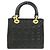 Borsa Christian Dior Lady Medium Nero - vista 2
