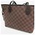 Borsa Tote Louis Vuitton Damier Neverfull PM N51109 Damier ebene - vista 8