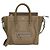 Céline Celine Luggage Nano 189243DRU Borsa a mano/Borsa a tracolla in pelle Grayish Grigio