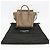 Céline Celine Luggage Nano 189243DRU Borsa a mano/Borsa a tracolla in pelle Grayish Grigio - vista 2