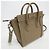 Céline Celine Luggage Nano 189243DRU Borsa a mano/Borsa a tracolla in pelle Grayish Grigio - vista 9