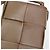 Borsa a tracolla piccola Bottega Veneta Intrecciato Cassette Marrone - vista 9
