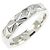 Chanel Large Matelassé Ring Silber