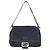 Borsa a tracolla Fendi Mamma Baguette 26325 Blu navy