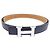 Hermès Hermes Mini H 24mm Wendelgürtel Braun Schwarz