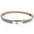Hermès Hermes Kelly 18mm Standard Gürtel Beige